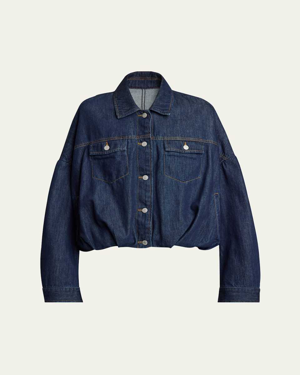Vesto Denim Bubble Hem Jacket